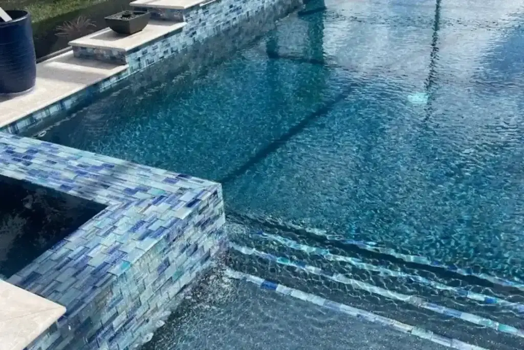 Swimming pool repair service restoring a Fort Myers residential pool